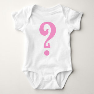 Art Nouveau Question Mark Baby Bodysuit