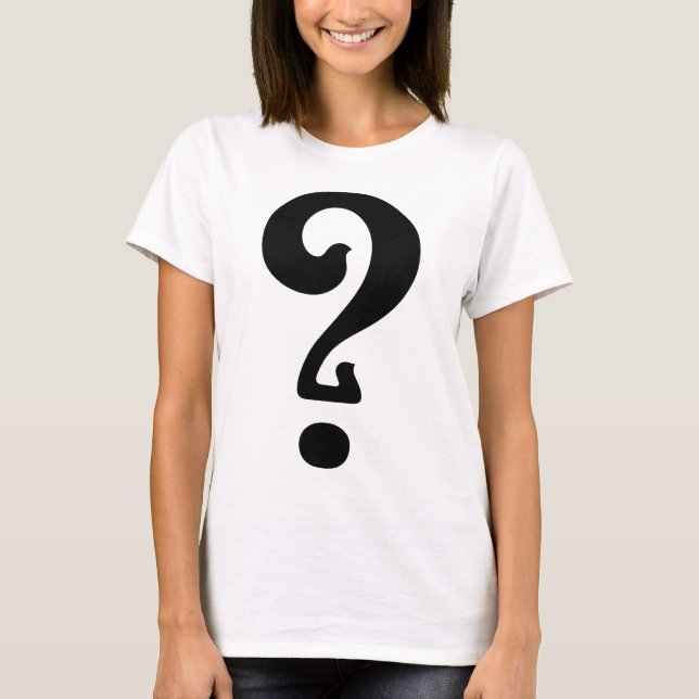 Art Nouveau Question Mark T-Shirt (Front)