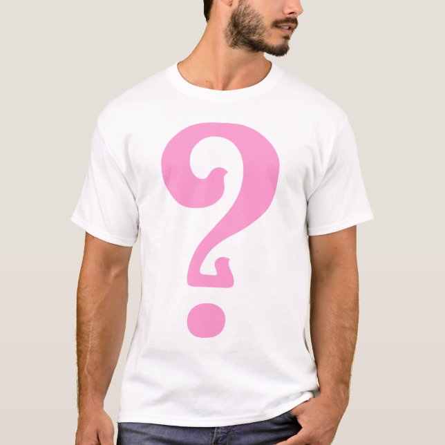 Art Nouveau Question Mark T-Shirt (Front)