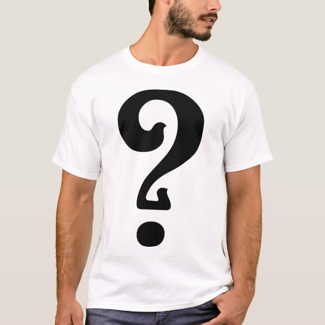 Art Nouveau Question Mark T-Shirt (Front)