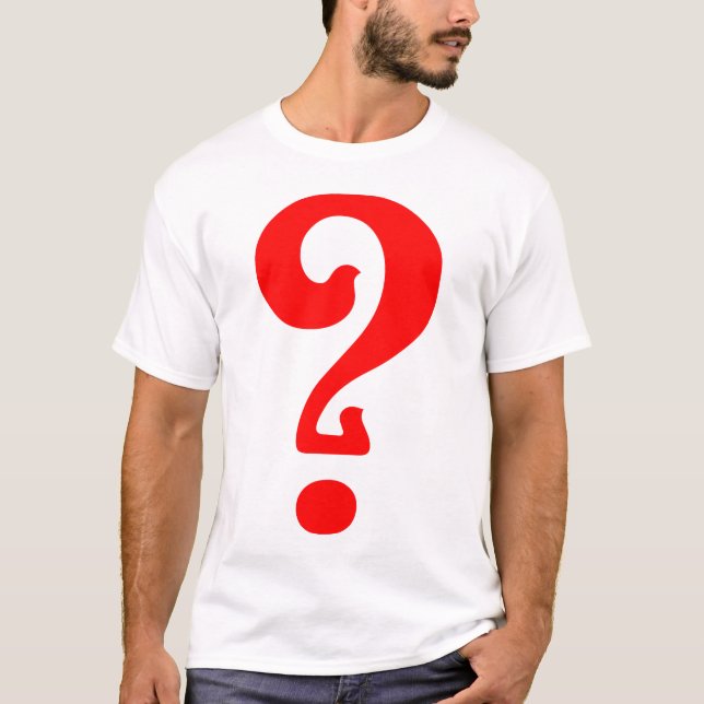 Art Nouveau Question Mark T-Shirt (Front)
