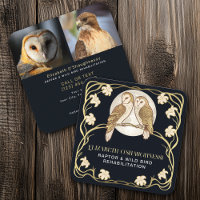 Art Nouveau Raptor Bird Rehabilitation