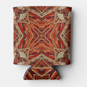 Art Nouveau Red: Colourful Vintage Can Cooler