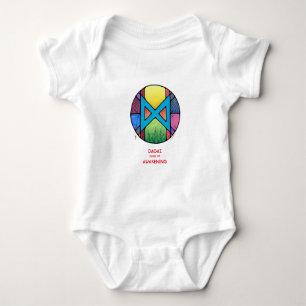Art Nouveau Rune Dagaz – Awakening! Baby Bodysuit