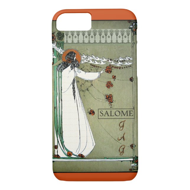 Art Nouveau Salome Monogram Case-Mate iPhone Case (Back)