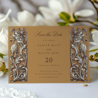 Art Nouveau Save the Date Wedding