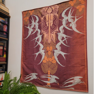 Art Nouveau Scottish Highlands Tapestry