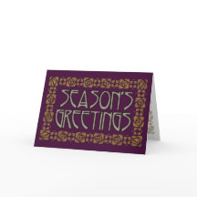 Art Nouveau Season's Greetings