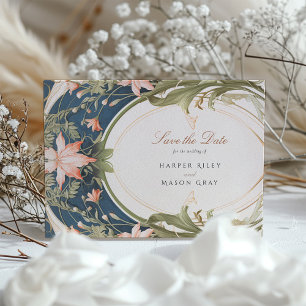 Art Nouveau Serenity - Save the Date Wedding Invitation