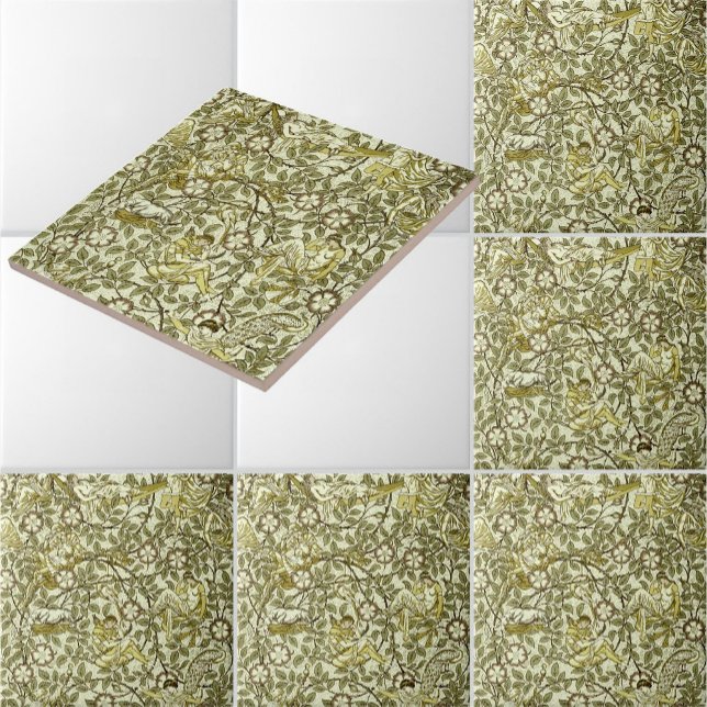 Art Nouveau Sleeping Beauty by Walter Crane Tile (Creator Uploaded)