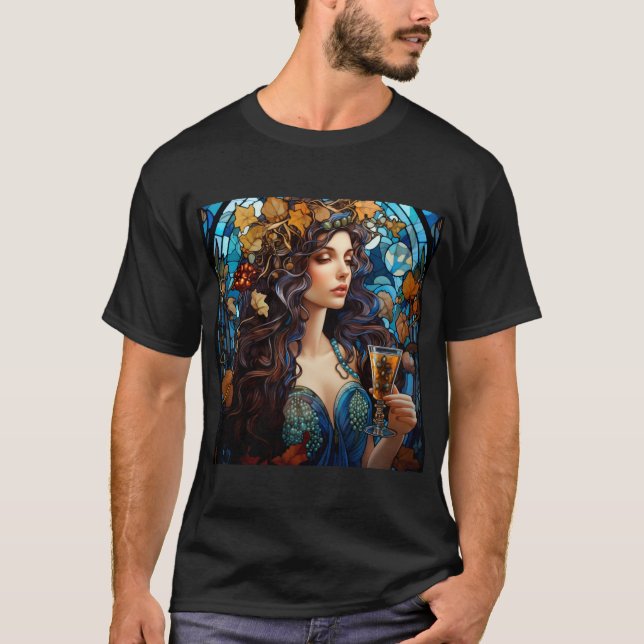 Art Nouveau Stained Glass T-Shirt (Front)
