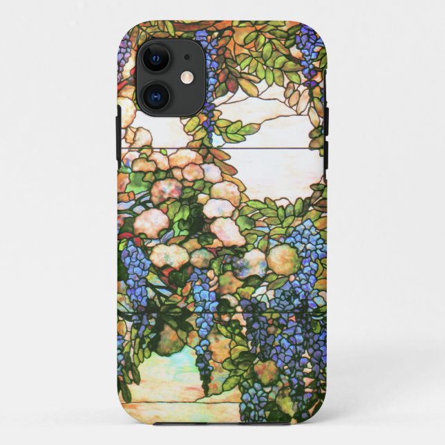 Art Nouveau Stained Glass Tiffany Nature Case-Mate iPhone Case (Back)