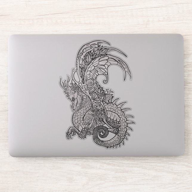 Art Nouveau Style Dragon (Computer)