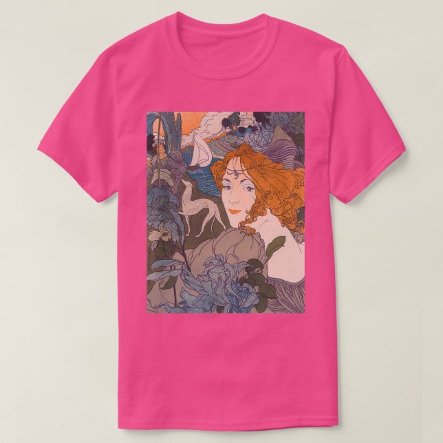 Art Nouveau Style T-Shirt (Design Front)