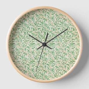 Art Nouveau Style Willow Bough Pattern Clock
