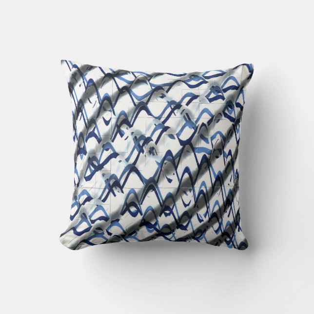 Art Nouveau Styles Opart Pattern  Cushion (Front)