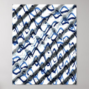 Art Nouveau Styles Opart Pattern Poster