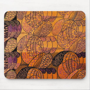 Art Nouveau Stylised Daisies - Mousepad