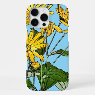 Art Nouveau Sunflowers iPhone 16 Pro Max Case