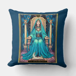 Art Nouveau Tarot, the High Priestess Cushion