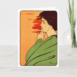 Art Nouveau Thank You Card