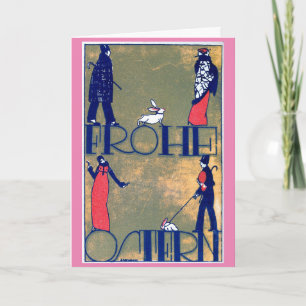 Art Nouveau Thank You Card
