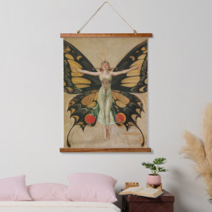 Art Nouveau "The Flapper" Frank Xavier Leyendecker Hanging Tapestry