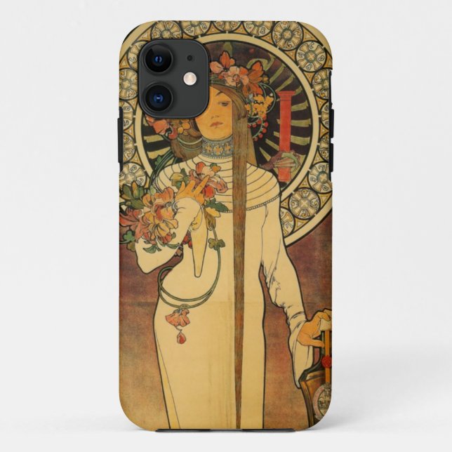 Art Nouveau The Trappistine iPhone Case (Back)