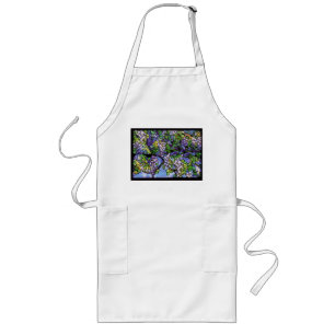 Art Nouveau Tiffany Stained Glass Nature Long Apron