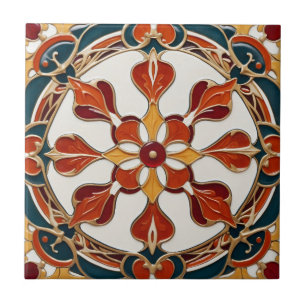 Art Nouveau  Tile