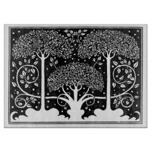 Art Nouveau Tree Beardsley Pattern Cutting Board