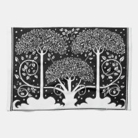 Art Nouveau Tree Beardsley Pattern