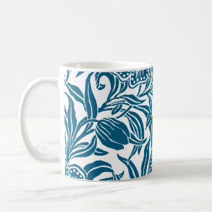 Art Nouveau Vintage Botanical Floral Pattern Coffee Mug