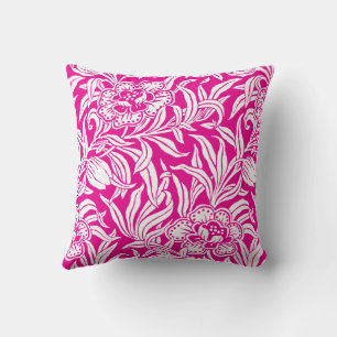Art Nouveau Vintage Botanical Floral Pattern Cushion