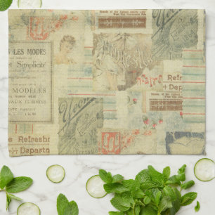 art nouveau vintage couture art deco decopauge tea towel