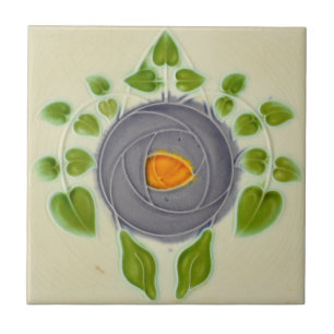 Art Nouveau Vintage Design Backsplash Tile 2 Sizes