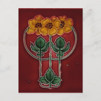 Art Nouveau Vintage Design Postcard
