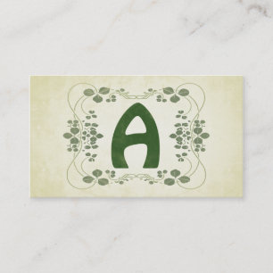 Art Nouveau Vintage Style Business Card