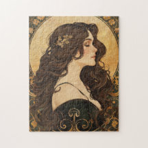Art Nouveau Vintage Style Classic Beauty