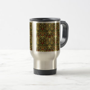 Art Nouveau Wallpaper Travel/Commuter Mug, 15 oz  Travel Mug