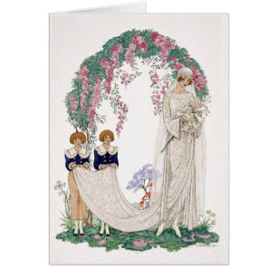 Art Nouveau Wedding Illustration – Vintage Bridal