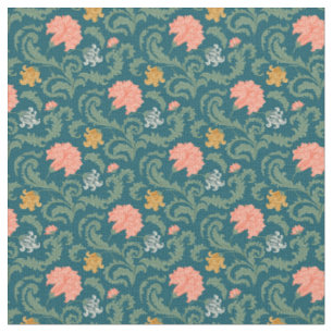 Art Nouveau William-Morris Pattern Fabric