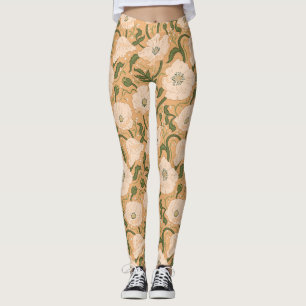 Art Nouveau William-Morris Pattern Leggings