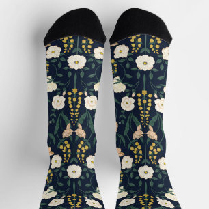 Art Nouveau William-Morris Pattern Socks