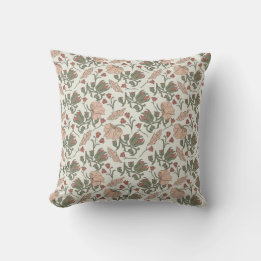 Art Nouveau William Morris tendril pattern on Cushion