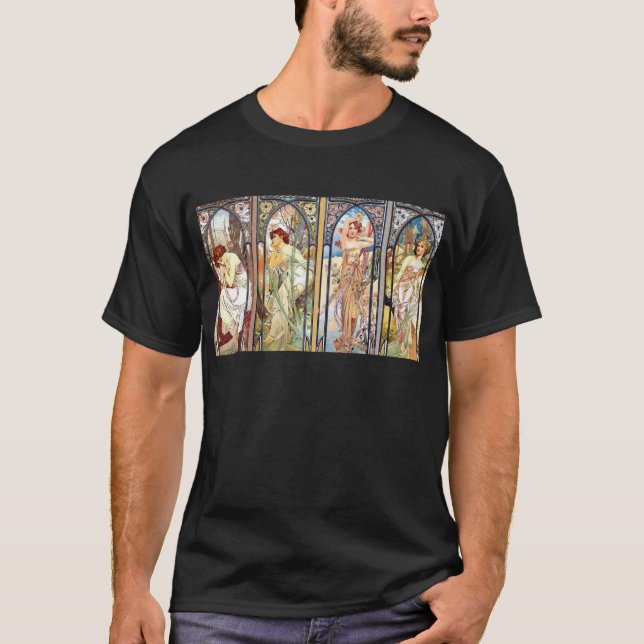 Art Nouveau Windows T-Shirt (Front)
