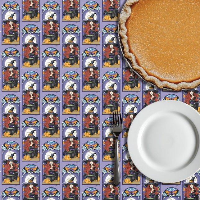 Art Nouveau Witch Tablecloth (Creator Uploaded)