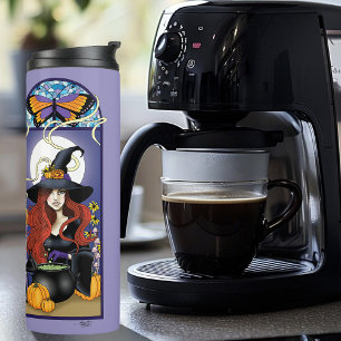 Art Nouveau Witch Thermal Tumbler
