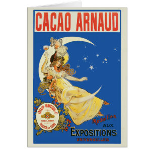 Art Nouveau Woman and Champagne