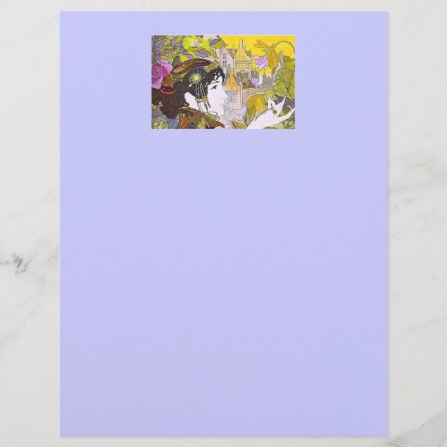 Art Nouveau Woman Flyer (Front)